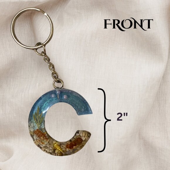 Handmade letter "C" Keychain - Picture 2 of 4